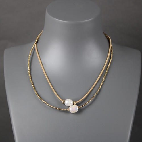 Collana nahmu perle tono oro - tono,